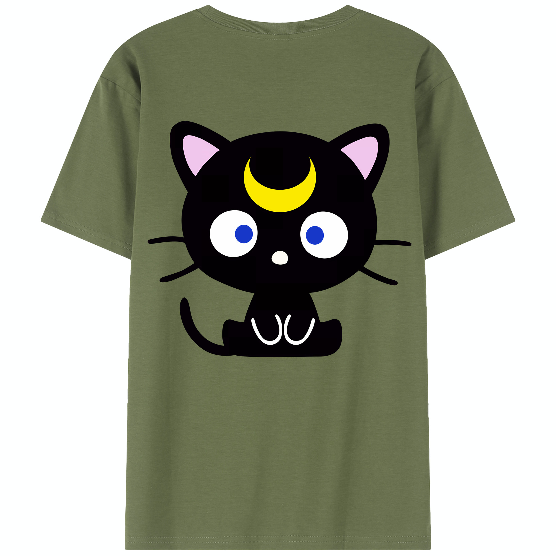 （画像用） 美少女戦士セーラームーン Sailor Moon 綿100％半袖Tシャツ（背面プリント）